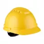 3M H700N-GU capacete de segurança, plástico, amarelo, unisex, 53-62 cm, EN 397