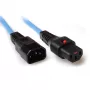Cabo de alimentação ACT C13 IEC Lock - C14 azul 3 m, PC963