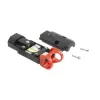 ACT SFO65 C13 IEC Lock+ conector recablável, PA130100BK, preto