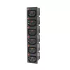 ACT C13 IEC Lock Net Entree (6 saídas) - preto, PA135015BK6