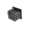 ACT C19 IEC Lock Net Entree (1 saída) - preto, PA195015BK, C19, preto, vermelho, conector fêmea, reto, termoplástico, 2000 V