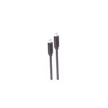 Cabo USB ShiverPeaks BS13-63005 USB4 Gen 3x2 0,25 m USB-C preto