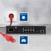 Cabo de alimentação ACT ficha CEE 7/7 angular C15 vermelho 2 m 250 V 10 A