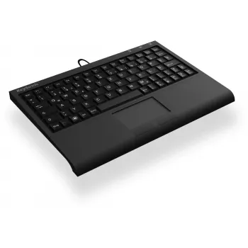Teclado KeySonic ACK-3410 (IT) com fio USB italiano preto