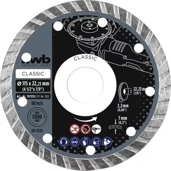 Disco de serra circular KWB 797870 23 cm para mármore e azulejo