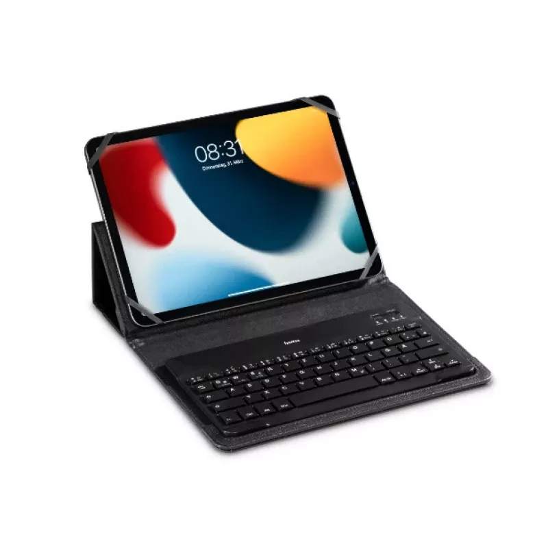 Hama KEY4ALL X3100 teclado Bluetooth com capa para tablet, QWERTZ, preto