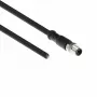 ACT Industrial cabo de sensor de 1,50 metros M8A 3 pinos ficha macho para extremidade aberta, cabo TPE Ultraflex Xtreme, blindado