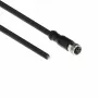 ACT Industrial cabo de sensor de 1,50 metros M8A 3 pinos ficha fêmea para extremidade aberta, cabo TPE Ultraflex Xtreme, blindado