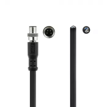 ACT Industrial cabo de sensor de 1,50 metros M8A 4 pinos ficha macho para extremidade aberta, cabo TPE Ultraflex Xtreme, blindado