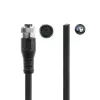 ACT Industrial cabo de sensor de 1,50 metros M12A 4 pinos ficha fêmea para extremidade aberta, cabo TPE Superflex Xtreme, blindado