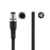 Cabo de sensor ACT Industrial 1,50 m M12A 5 polos conector macho para extremidade aberta, cabo TPE Superflex Xtreme, blindado