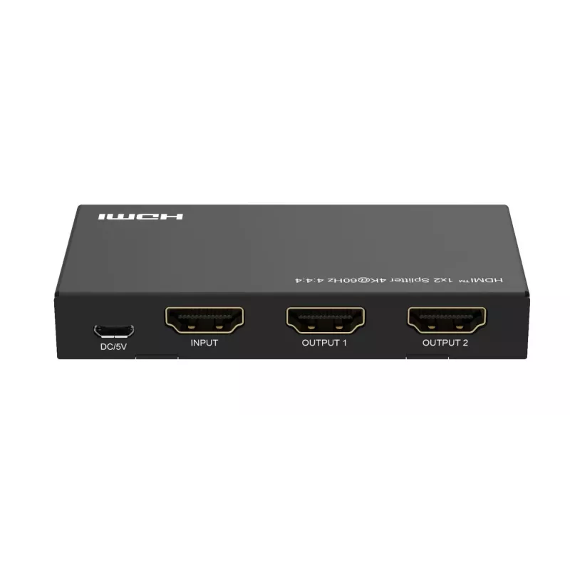 Splitter HDMI Microconnect MC-HDMISPLITTER0102-4K resolução 4K preto