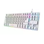 Trust GXT 833W Thado Teclado Gaming USB QWERTZ Alemão Branco