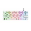 Trust GXT 833W Thado Teclado Gaming USB QWERTZ Alemão Branco