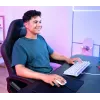 Trust GXT 833W Thado Teclado Gaming USB QWERTZ Alemão Branco