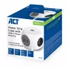 Extensão elétrica ACT AC2425 1,5 m 3 tomadas AC para interior branca