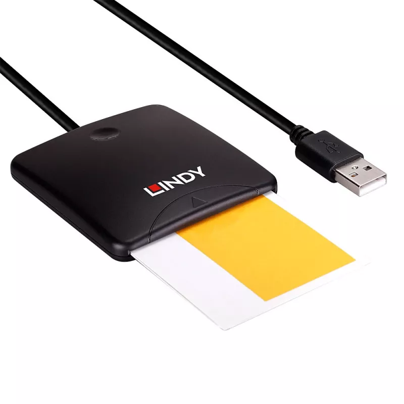 Lindy 43407 leitor de cartões inteligentes USB 2.0