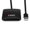 Lindy 43407 leitor de cartões inteligentes USB 2.0