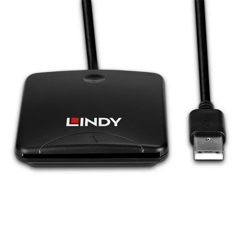 Lindy 43407 leitor de cartões inteligentes USB 2.0