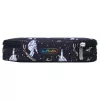 Herlitz Space Skater Estojo macio Poliéster Azul-escuro Branco