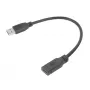 Adaptador USB ACT AC7460 ficha USB-A para conector fêmea USB-C de 24 pinos, 20 cm, 5 Gbit/s