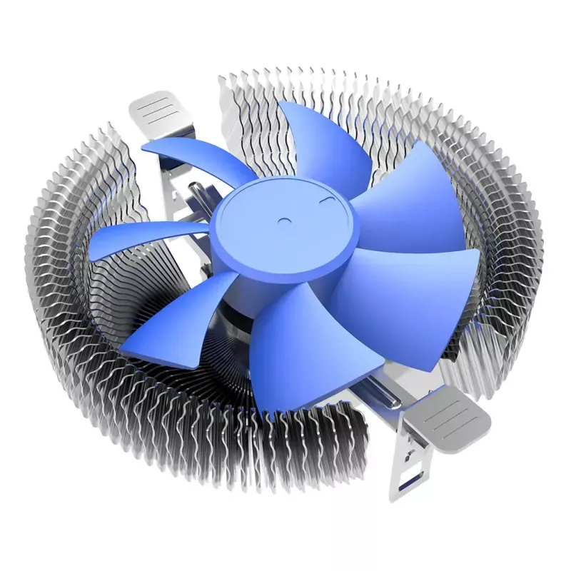 Conjunto de refrigeração PCCOOLER E90 Dissipador de CPU top-blow 8 cm 1000-2000 rpm rolamento hidráulico Azul
