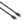 Cabo Lindy 1m Thunderbolt 5, 80Gbit/s, Passivo, ficha, ficha, 1 m, 80 Gbit/s, Preto, Níquel