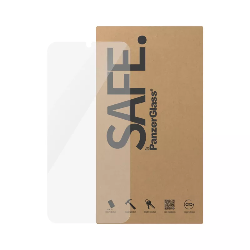 Protetor de ecrã PanzerGlass SAFE. by ® Samsung Galaxy A25 5G Ultra-Wide Fit resistente a riscos e impactos