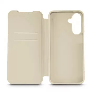 Capa tipo carteira Hama Galaxy A17 nude 2 compartimentos para cartões