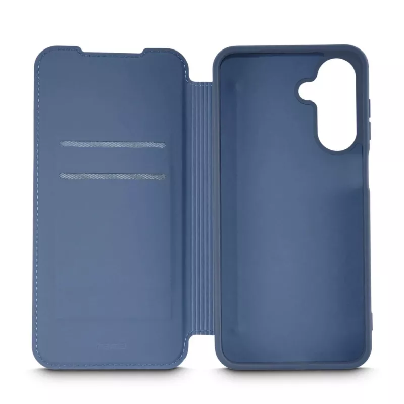 Capa tipo carteira Hama Galaxy A17 azul 2 compartimentos para cartões