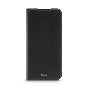Capa tipo carteira Hama Galaxy A17 preto suporte de secretária 2 compartimentos para cartões