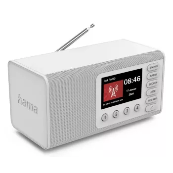 Rádio pessoal Hama DR1001 DAB DAB+ FM sintonizador digital 5 W