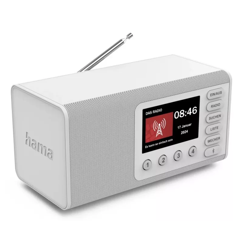 Rádio pessoal Hama DR1001 DAB DAB+ FM sintonizador digital 5 W