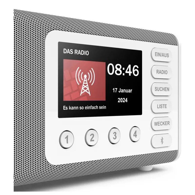 Rádio pessoal Hama DR1001 DAB DAB+ FM sintonizador digital 5 W