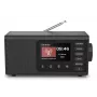 Rádio pessoal Hama DR1001 digital DAB DAB+ FM 5W ecrã TFT