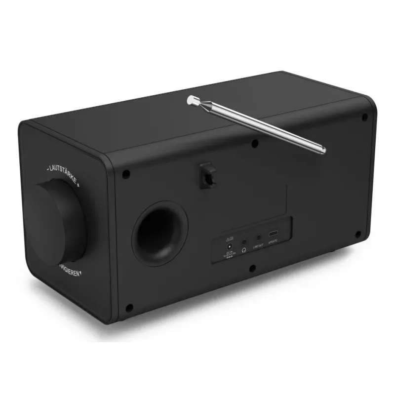 Rádio pessoal Hama DR1001 digital DAB DAB+ FM 5W ecrã TFT