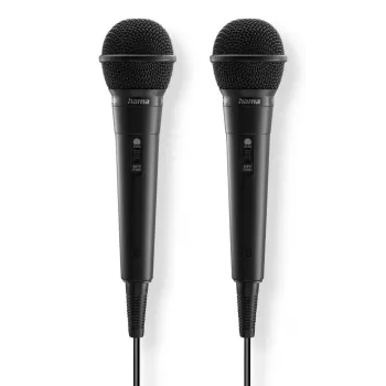 Microfone de karaoke Hama preto