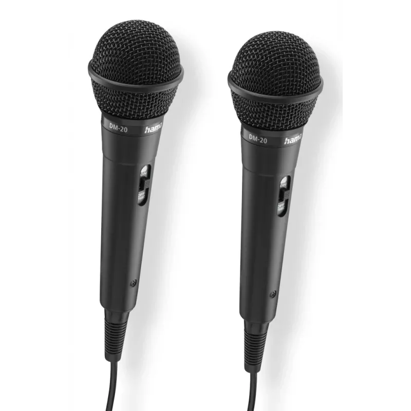 Microfone de karaoke Hama preto