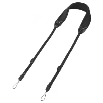 Alça de transporte Hama 00027219 preta nylon 10 mm de largura 1300 mm de comprimento