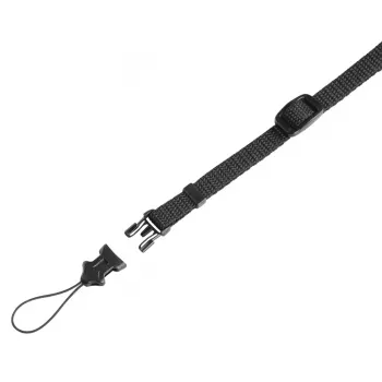 Alça de transporte Hama 00027219 preta nylon 10 mm de largura 1300 mm de comprimento
