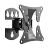 Suporte de parede articulado Manhattan para TV e monitores (inclinável e orientável), para ecrãs de 13 polegadas a 27 polegadas, compatibilidade VESA: todos entre 75x75mm e 100x100mm - verifique as dimensões dos quatro orifícios de fixação na parte traseira do ecrã para garantir que encaixa, suporte individual, máx. 30kg