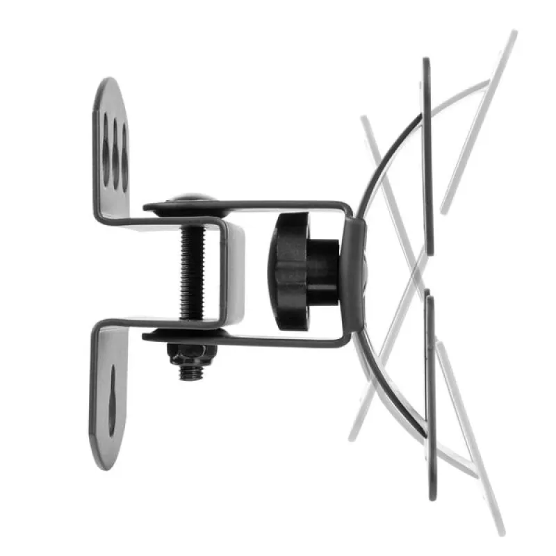 Suporte de parede articulado Manhattan para TV e monitores (inclinável e orientável), para ecrãs de 13 polegadas a 27 polegadas, compatibilidade VESA: todos entre 75x75mm e 100x100mm - verifique as dimensões dos quatro orifícios de fixação na parte traseira do ecrã para garantir que encaixa, suporte individual, máx. 30kg