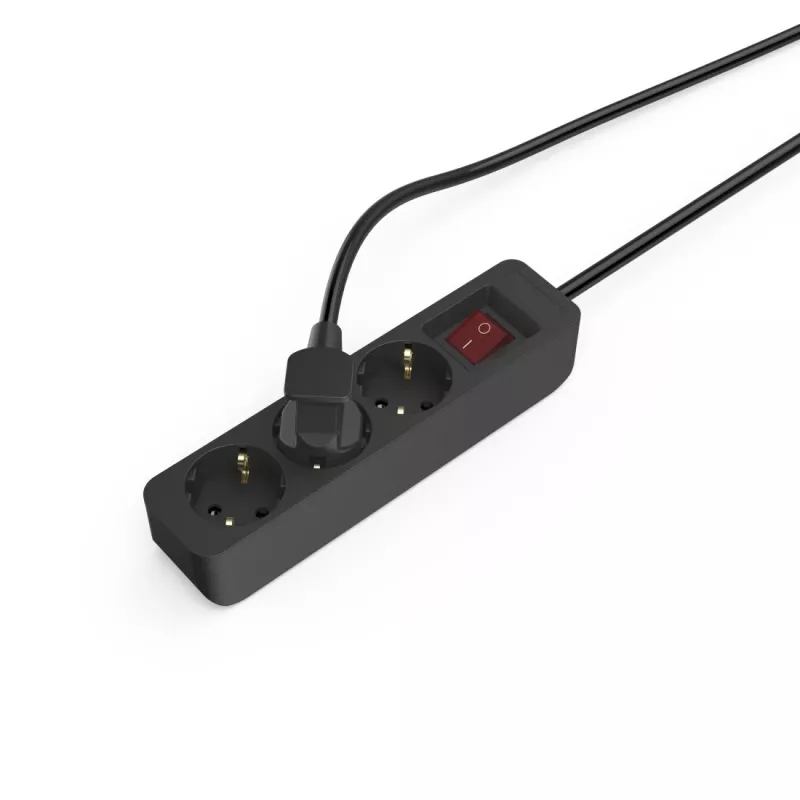Hama 00223013 Extensão elétrica 1,4 m 3 tomadas AC Interior Preto