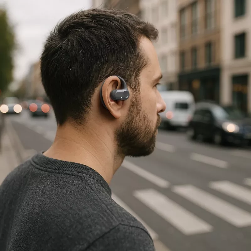 Hama Spirit Open Headset True Wireless Stereo (TWS) In-Ear Chamadas/Música Bluetooth Preto