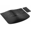 HP 960 Ergonomic Teclado sem fios Full-size 100% RF Wireless + Bluetooth Membrana Preto para casa