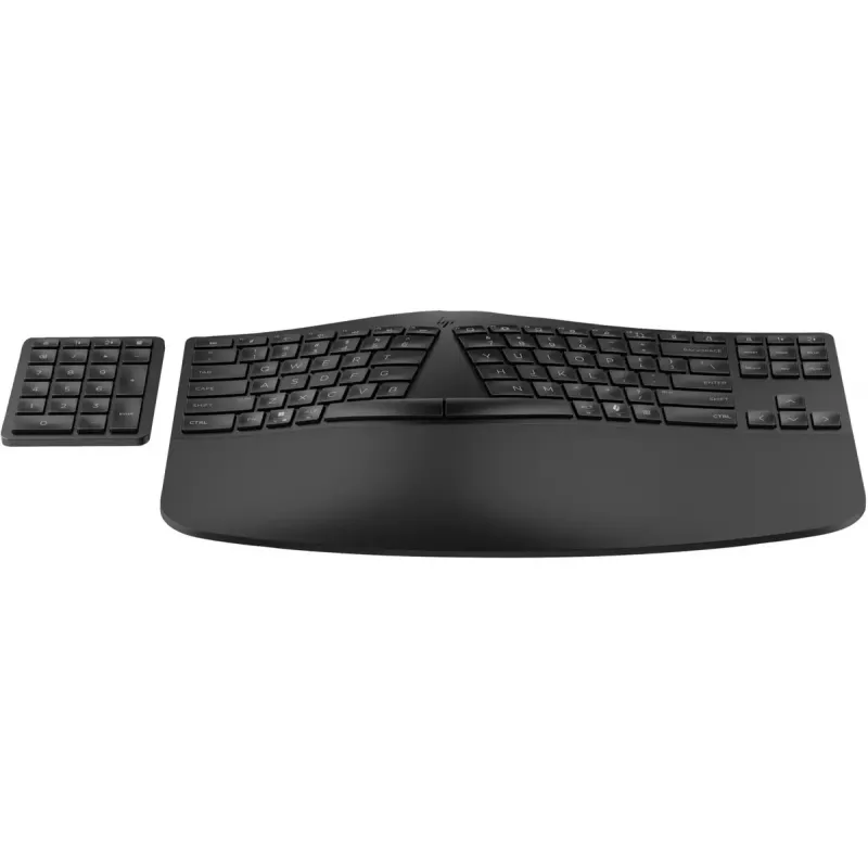 HP 960 Ergonomic Teclado sem fios Full-size 100% RF Wireless + Bluetooth Membrana Preto para casa
