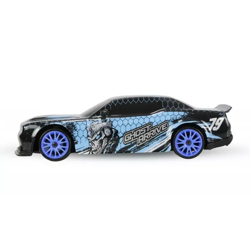 Amewi 21133 Drift Sport Muscle Car carro RC, 4WD, 1:24, RTR, azul, 6+