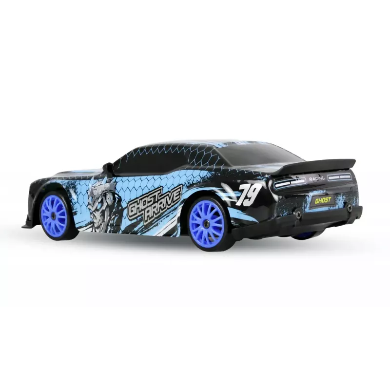 Amewi 21133 Drift Sport Muscle Car carro RC, 4WD, 1:24, RTR, azul, 6+