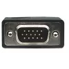 Manhattan Cabo de monitor VGA (com núcleos de ferrite), 15m, Preto, macho para macho, HD15, cabo com especificação SVGA superior (totalmente compatível), blindagem com núcleos de ferrite ajuda a minimizar interferências EMI para uma melhor transmissão de vídeo, garantia vitalícia