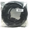 Manhattan Cabo de monitor VGA (com núcleos de ferrite), 15m, Preto, macho para macho, HD15, cabo com especificação SVGA superior (totalmente compatível), blindagem com núcleos de ferrite ajuda a minimizar interferências EMI para uma melhor transmissão de vídeo, garantia vitalícia